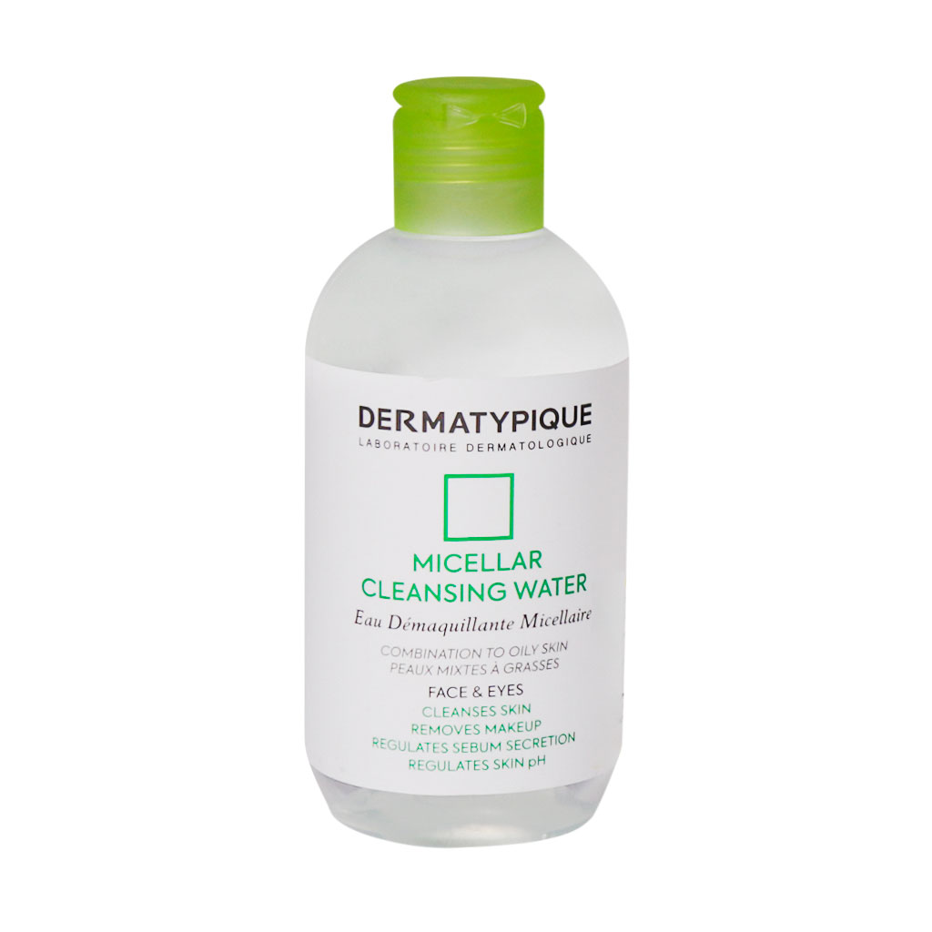محلول پاک کننده آرایش پوست چرب درماتیپیک MICELLAR CLEANSING WATER DERMATYPIQUE